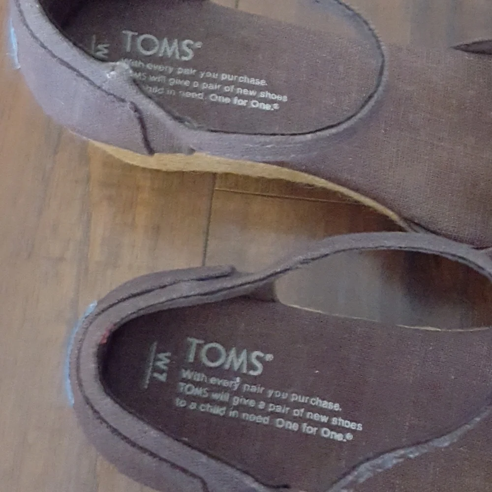 TOMS - Chocolate Brown Platform‎ Espadrilles